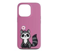 Love Kawaii Adorable Raton Laveur Coque pour iPhone 13 Pro