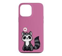 Love Kawaii Adorable Raton Laveur Coque pour iPhone 13 Pro Max
