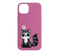 Love Kawaii Adorable Raton Laveur Coque pour iPhone 14 Plus