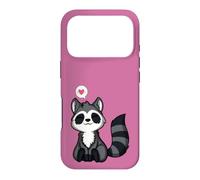 Love Kawaii Adorable Raton Laveur Coque pour iPhone 17 Pro