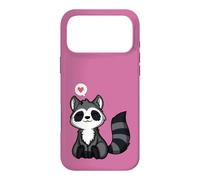 Love Kawaii Adorable Raton Laveur Coque pour iPhone 17 Pro Max