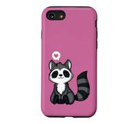 Love Kawaii Adorable Raton Laveur Coque pour iPhone SE (2020) / 7/8