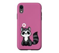 Love Kawaii Adorable Raton Laveur Coque pour iPhone XR