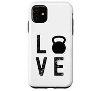 Love Kettlebell Workout Fitness Kettlebell Sport Gym Coque pour iPhone 11