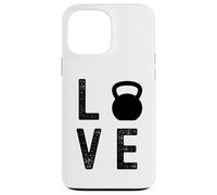 Love Kettlebell Workout Fitness Kettlebell Sport Gym Coque pour iPhone 13 Pro Max