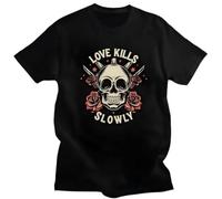 Love Kills Slowly Hardys Men T Shirt Pure Cotton Tee Short Sleeved Novelty Merch
