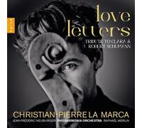 LOVE LETTERS (TRIBUTE TO CLARA & ROBERT SCHUMANN) - LA MARCA 2 CD NEUF