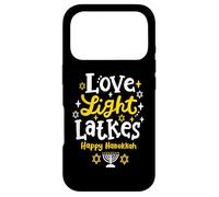 Love Light Latkes Happy Hanoukka Festival juif Hanoukka Coque pour iPhone 17 Pro
