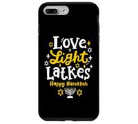 Love Light Latkes Happy Hanoukka Festival juif Hanoukka Coque pour iPhone 7 Plus/8 Plus