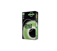 LOVE LIGHT - Préservatifs Lubrifiés En Latex Avec Réservoir - Phosphorescents - Surface Lisse - Lot De 12