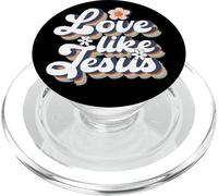 Love Like Jesus - Dieu Religieux Mots chrétiens PopSockets PopGrip pour MagSafe