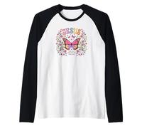 Love Like Jesus Floral Christian Faith Manche Raglan