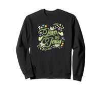 Love Like Jesus Floral Christian Faith Sweatshirt