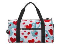 Love Little Dragon Sac de sport imperméable pour homme et femme, grand sac de sport pour voyage et entraînement