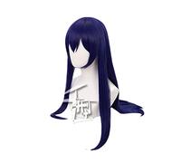 Love Live! Sonoda Umi Perruque résistante à la chaleur pour cosplay Bleu foncé Noir Anime Cheveux synthétiques Costume Halloween Femme Bonnet