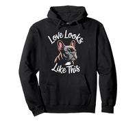 Love Looks Like This French Bulldog Lover Men Women Kids Sweat à Capuche