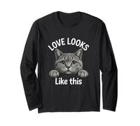 Love Looks Like This Funny Cat réaliste British Shorthair Manche Longue