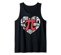 Love Math Humour Pi Real Irrationnel Never Ending Débardeur