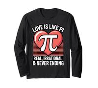 Love Math Humour Pi Real Irrationnel Never Ending Manche Longue