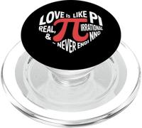 Love Math Humour Pi Real Irrationnel Never Ending PopSockets PopGrip pour MagSafe