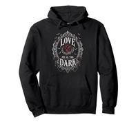 Love Me in The Dark Anatomical Heart Chauve-Souris Gothique Sweat à Capuche