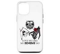 Love Me Like My Demons Do Dark Romance Merch Smutty Book Coque pour iPhone 12/12 Pro