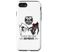 Love Me Like My Demons Do Dark Romance Merch Smutty Book Coque pour iPhone SE (2020) / 7 / 8