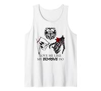 Love Me Like My Demons Do Dark Romance Merch Smutty Book Débardeur