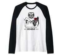 Love Me Like My Demons Do Dark Romance Merch Smutty Book Manche Raglan