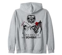 Love Me Like My Demons Do Dark Romance Merch Smutty Book Sweat à Capuche