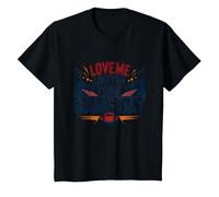 Love Me Like You Love Game Day Fan Passion T-Shirt, Enfant, Noir, 10 Ans
