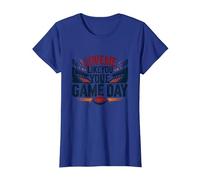 Love Me Like You Love Game Day Fan Passion T-Shirt, Femme, Bleu Royal, M
