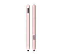 LOVE MEI Coque en silicone pour Samsung Galaxy Tab S7 FE/S7/S7 Plus/S8/S8 Plus/S8 Ultra S Pen, design classique, antidérapant, confortable, souple, étui à crayons (rose)