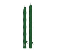 LOVE MEI Étui en silicone pour Apple Pencil 2ème génération, joli bambou antidérapant confortable belle prise en main souple accessoires pour Apple Pencil 2ème génération (vert)