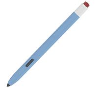 LOVE MEI Étui en silicone pour Samsung Galaxy Tab S6 Lite S - Design rétro classique - Antidérapant - Prise en main lisse - Bleu ciel