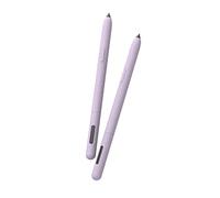 LOVE MEI Étui en silicone pour Samsung Galaxy Tab S7 FE/S7/S7 Plus/S8/S8 Plus/S8 Ultra S Stylo, design classique en cuir à motifs en silicone antidérapant et confortable (violet)