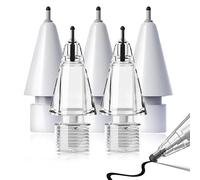 Love MEI Lot de 5 Embouts de Crayon de Rechange pour Apple Pencil Pro, Embouts de Crayon compatibles avec Apple 2e et 1ère génération USB-C, Stylet numérique Logitech, Pointes de Crayon Aiguille avec
