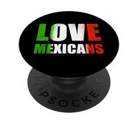 Love Mexicans Roots Vacation Beach Matching Family Group PopSockets PopGrip Adhésif