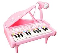 Love&Mini Clavier de piano pour bébé - Jouet musical pour bébé garçon fille 1, 2, 3 ans, cadeau d'anniversaire avec microphone