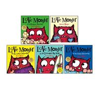 Love Monster Series 5 Books Collection Set By Rachel Bright (Love Monster, The Last Chocolate, Scary Something, Perfect Present, Extremely Big Wave)