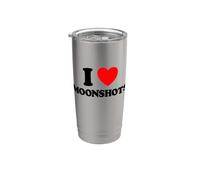 Love Moonshots - Fan de startup Wild Disrupt Bold Tech Idea Fan Gobelet isotherme en acier inoxydable double paroi