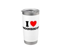 Love Moonshots - Fan de startup Wild Disrupt Bold Tech Idea Fan Gobelet isotherme en acier inoxydable double paroi