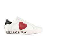 Love Moschino - Bianco/Nero/Cuore Rosso - Femme - Chaussures - Blanc - Taille: 37 EU