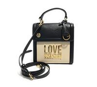 Love Moschino Borsa Avorio+PU Nero, Sac Dos Femme, Multicolore, Taille Unique