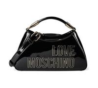 Love Moschino Enameled Logo Sac à main 27 cm noir