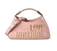 Love Moschino Enameled Logo Sac à main 27 cm rose