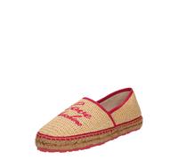 Love Moschino Espadrilles beige / rouge, Taille 37