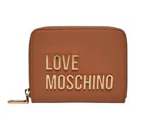 Love Moschino, Femme, Accessoires, Brun, Taille: ONE Size Portefeuille Camel avec Fermeture Éclair