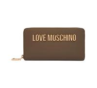 Love Moschino, Femme, Accessoires, Brun, Taille: ONE Size Portefeuille zippé en matière synthétique avec plusieurs compartiments
