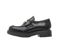 Love Moschino, Femme, Chaussures, Noir, Taille: 39 EU Mocassins en cuir noir